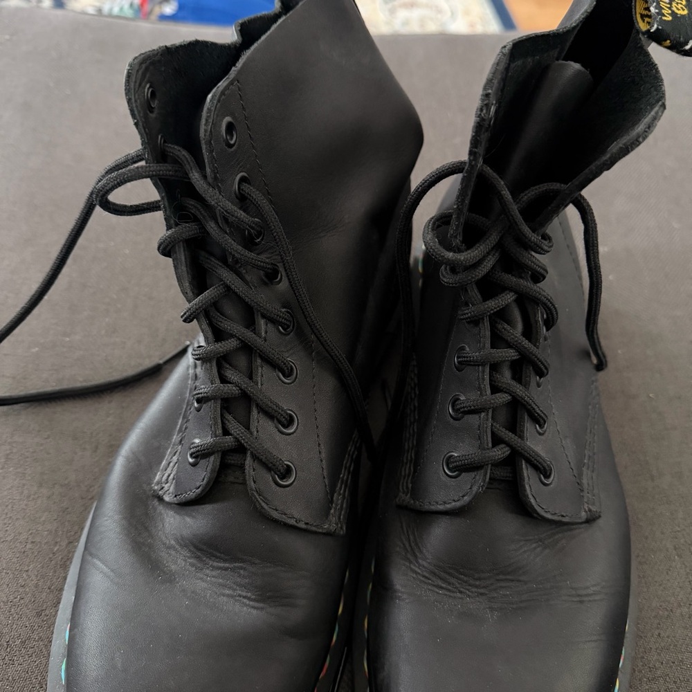 Dr. Martens Pascal Rainbow Stitching Combat Boots… - image 4